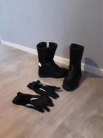 Motorlaarsjes maat 36 + handschoenen maat S, Ophalen of Verzenden, Tweedehands, Dames