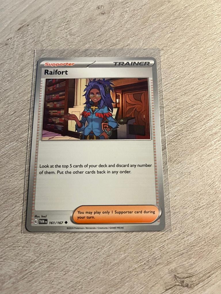 Raifort 161/167 Twilight Masquerade - Pokémon Kaart, Ophalen of Verzenden, Nieuw, Losse kaart