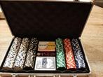 Poker fiches inclusief kaarten en dobbelstenen, Hobby en Vrije tijd, Gezelschapsspellen | Kaartspellen, Drie of vier spelers, Ophalen