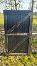 Hardhouten zware tuindeur / schuttingdeur, Minder dan 3 meter, Ophalen of Verzenden, Hout, 1 tot 2 meter