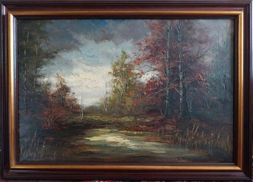 G.J. Ernens - Bosven - 1960, Antiek en Kunst, Kunst | Schilderijen | Klassiek, Ophalen