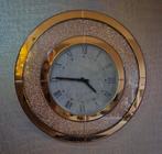 Bronze Spiegel Klok - Eric Kuster Stijl, Ophalen of Verzenden, Zo goed als nieuw, Analoog, Wandklok