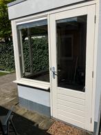 Houten kozijn raam en deur, Doe-het-zelf en Verbouw, Kozijnen en Schuifpuien, Gebruikt, Deurkozijn, Hout, Ophalen