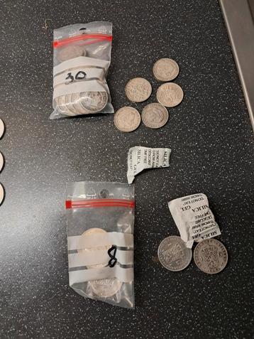 Juliana guldens 30 x Alle zilver,en 8 guldens uit de antille beschikbaar voor biedingen