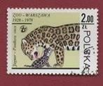 Katachtigen - Polen 2.00 Zl - Jaguar - (Zoo Warszawa '78), Ophalen of Verzenden, Gestempeld, Dier of Natuur