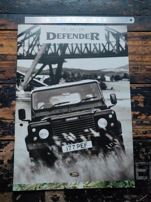 Land Rover Defender 300 TDI 90 110 130 folder, Boeken, Auto's | Folders en Tijdschriften, Zo goed als nieuw, Overige merken, Ophalen of Verzenden