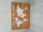 World map, Huis en Inrichting, Ophalen, Minder dan 50 cm, Gebruikt, Schilderij