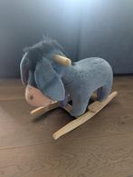 Ontzettend leuke Iejoor hobbelpaard pluche met houten onders, Ophalen, Zo goed als nieuw