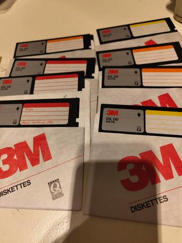 Vintage 3M Disketten - Diverse Formaten beschikbaar voor biedingen