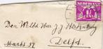 Poststuk Gestempelde Envelop - 1928, Postzegels en Munten, Brieven en Enveloppen | Nederland, Ophalen of Verzenden, Envelop