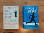 Boeken: De 100-jarige man & Het Rosie Effect, Boeken, Ophalen of Verzenden, Zo goed als nieuw, Jonas Jonasson, Graeme Simsion