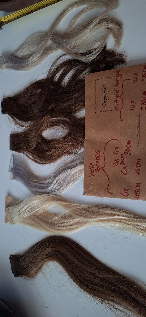 Tape extensions, Ophalen of Verzenden, Nieuw, Pruik of Haarverlenging