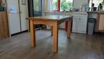 Eettafel van massief eikenhout, Ophalen, Gebruikt, Eikenhout, 200 cm of meer