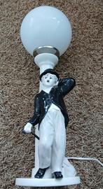 Charlie Chaplin lamp, Ophalen, Gebruikt, Mens
