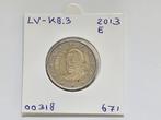 2-euromunt Spanje (E) 2013 Koers LV-K8.3, Ophalen of Verzenden, Spanje, 2 euro, Losse munt