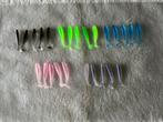 adv 128 / NIEUW set 5 x 5 = 25 dropshot shads 4cm, Ophalen of Verzenden, Nieuw, Overige typen