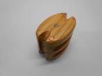 Houten Blokken / Katrollen Stropblokken dubbelschijfs 8-10mm, Watersport en Boten, Ophalen of Verzenden, Nieuw, Lijn of Blok