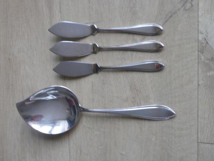 KELTUM posthoorn puntfilet, Huis en Inrichting, Keuken | Bestek, Zo goed als nieuw, Los bestek, Overige materialen, Verzenden