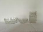 9 delig Schalenset., Ophalen of Verzenden, Overige stijlen, Glas, Schaal of Schalen