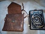 Vintage Lumière Lumibox Camera met lederen tas, Ophalen of Verzenden