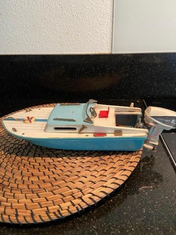 Powered model boat langcraft motor boot '50-'60 beschikbaar voor biedingen