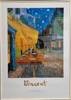 Van Gogh (Affiche) - Caféterras bij nacht, Verzamelen, Posters, Rechthoekig Staand, Met lijst, Ophalen of Verzenden, Zo goed als nieuw