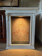 2 Wandkastjes met Pip Studio behang en verlichting, Ophalen, Gebruikt