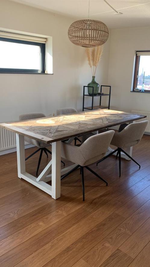 Riviera maison eettafel Château Chassigny, 220x100, Huis en Inrichting, Tafels | Eettafels, Gebruikt, 100 tot 150 cm, 200 cm of meer