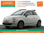 Fiat 500C 1.2 Lounge Cabrio- Airco Aux Multimedia, Parelmoer, Auto's, Voorwielaandrijving, Euro 5, Gebruikt, 4 cilinders