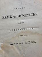 Zeldzame 1e druk Evangelische Gezangen 1806 - kerk Hensbroek