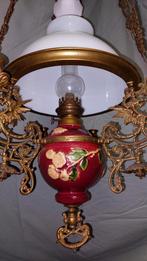 Antieke hanglamp met keramische details, Antiek en Kunst, Antiek | Lampen, Ophalen