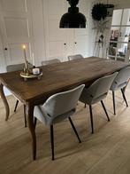 6 eetkamerstoelen O-Form, Huis en Inrichting, Ophalen, Overige materialen, Gebruikt, Grijs