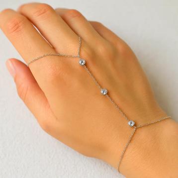 Handarmband / vinger-armband - in 3 kleuren! beschikbaar voor biedingen