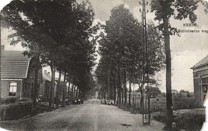Neede. Borculosche weg. - B-keus - gelopen, Verzamelen, Ansichtkaarten | Nederland, Ongelopen, Friesland, Voor 1920, Ophalen of Verzenden