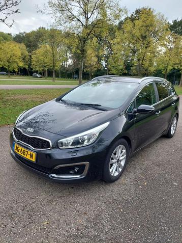 Kia (Pro) Cee d 1.6 GDI Sporty Wagon 2016 Zwart beschikbaar voor biedingen