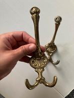 Goud kleur kleurige wandhaak twee 2 wandhaken haak haken, Huis en Inrichting, Wandhaken, Ophalen of Verzenden, Zo goed als nieuw