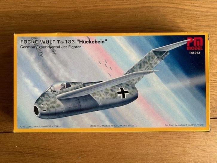 1:72 1/72 PM Focke Wulf Ta-183 “Huckebein”, Hobby en Vrije tijd, Modelbouw | Vliegtuigen en Helikopters, Zo goed als nieuw, Vliegtuig