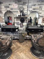 Barbershop Kaptafel met Spiegel barbier kapper tafel, Ophalen of Verzenden, 50 tot 100 cm, Minder dan 100 cm