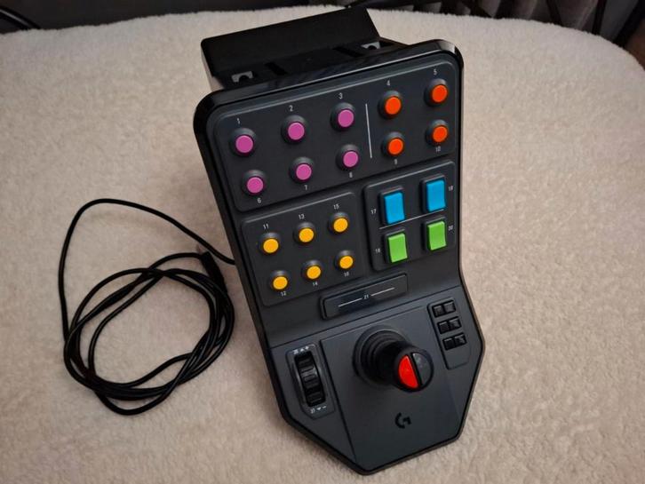Logitech G Saitek sidepanel - buttonbox (ETS2), Computers en Software, Joysticks, Gebruikt, Ophalen