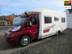 Fiat Elnagh T850 Semi integraal vastbed 2x Airco rood 2008, Bedrijf, Hordeur, 6 tot 7 meter, Half-integraal
