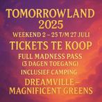 2 Tomorrowland kaarten weekend 2 Full Madness Magnificent Gr, Twee personen, Meerdaags