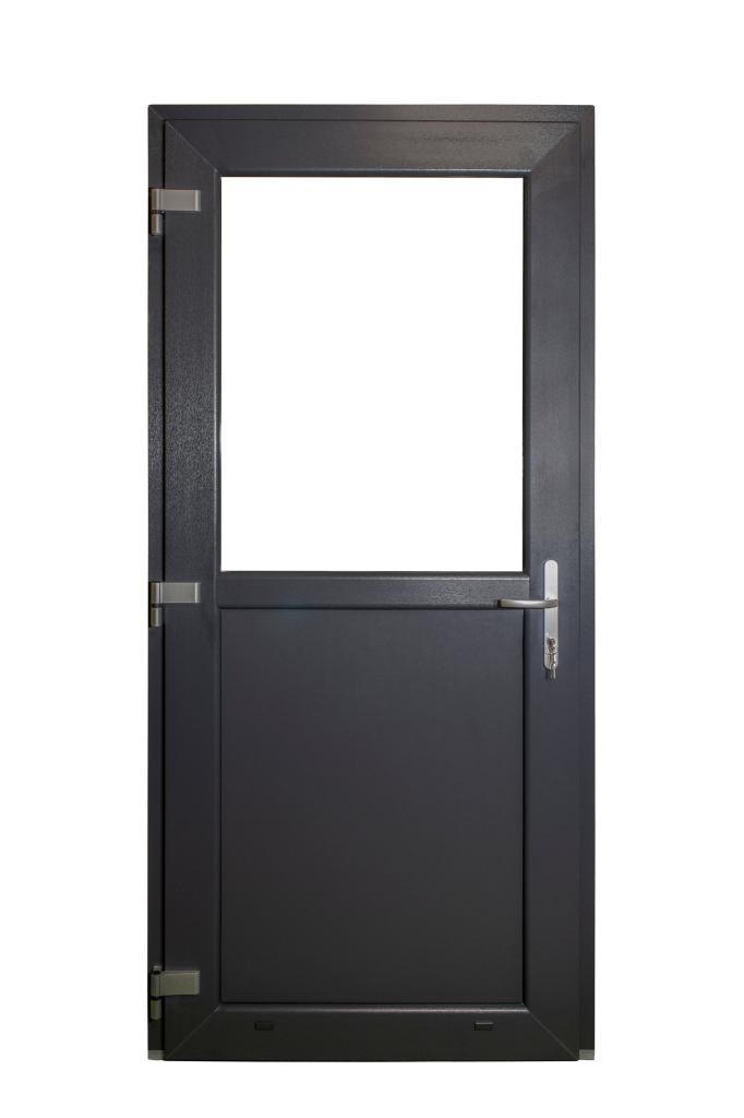 Kunststof Buitendeur 1/2 Glas Op Maat, Doe-het-zelf en Verbouw, Deuren en Horren, Nieuw, Buitendeur, Kunststof, Ophalen of Verzenden