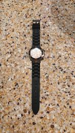 Ernest horloge rose goud rubberen zwarte band, Ophalen of Verzenden, Zo goed als nieuw, Overige merken