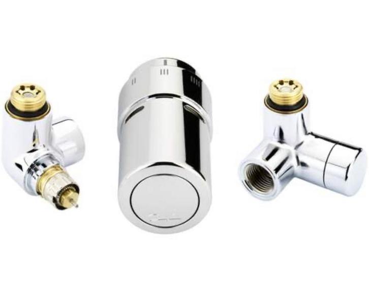 Danfoss thermostatische design ventielset Links, Doe-het-zelf en Verbouw, Thermostaten, Nieuw, Verzenden