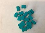 Lego steen 1x2 turquoise, Ophalen of Verzenden, Gebruikt, Losse stenen, Lego