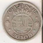 Guinee, 20 Escudos, 1952, zilver, Postzegels en Munten, Munten | Afrika, Guinee, Zilver, Losse munt, Verzenden