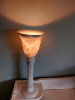 antiek kelk lamp marm, Antiek en Kunst, Antiek | Lampen, Ophalen of Verzenden