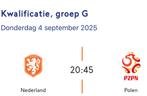 4 Tickets Nederland - Polen | Vak Z2 | 4 september 2025, Drie personen of meer, September