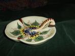 Vintage 3 vaks Bonbonschaal met handgreep Gouda ??, Ophalen of Verzenden
