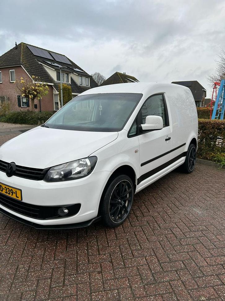 Volkswagen caddy 1.6 TDI, Auto's, Bestelauto's, Bedrijf, Volkswagen, Diesel, Handgeschakeld, Wit, Voorwielaandrijving, Dealer onderhouden